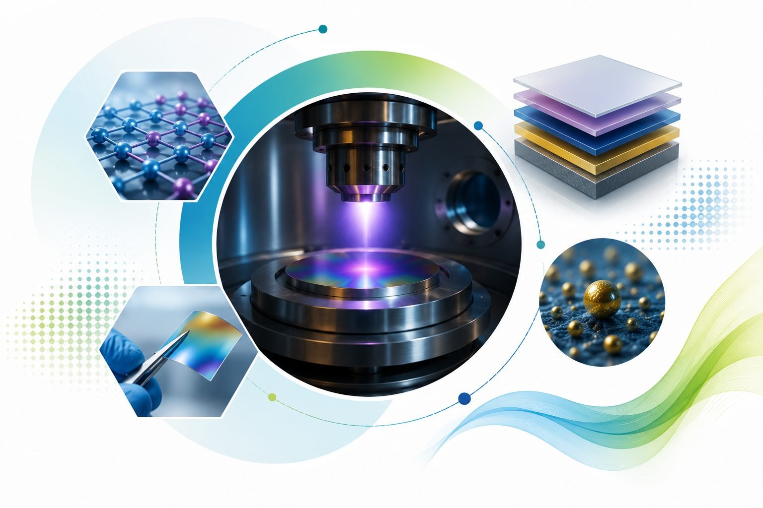 Thin-film and nanomaterial fabrication.